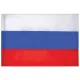 Флаг России 90х135 см без герба, ПОВЫШЕННАЯ прочность и влагозащита, флажная сетка, STAFF, 550227