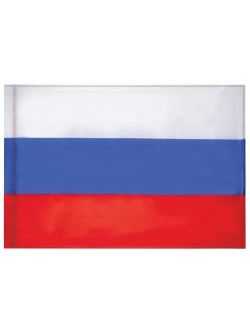 Флаг России, 90х135 см, напольный с флагштоком, высота 2,25 м, оцинкованная сталь с полимерным покрытием