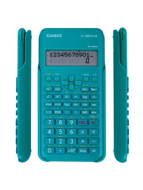 Калькулятор инженерный CASIO FX-220PLUS-2-S (155х78 мм), 181 функция, питание от батареи, сертифицирован для ЕГЭ, FX-220PLUS-2-S-