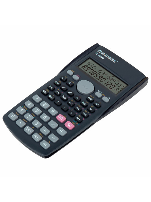 Калькулятор инженерный BRAUBERG SC-82MS (158х85 мм), 240 функций, 10+2 разрядов, темно-синий, 271721