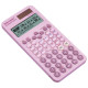 Калькулятор инженерный BRAUBERG SC-991ES-PLUS-PK (164х80 мм), 552 функции, 10+2 разряда, РОЗОВЫЙ, 272654