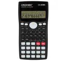 Калькулятор инженерный CROMEX (КРОМЕКС) CX-401BK (155х80 мм), 401 функция, 10+2 разрядов, черный, 273833