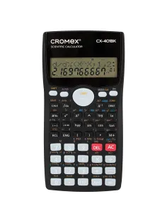 Калькулятор инженерный CROMEX (КРОМЕКС) CX-401BK (155х80 мм), 401 функция, 10+2 разрядов, черный, 273833