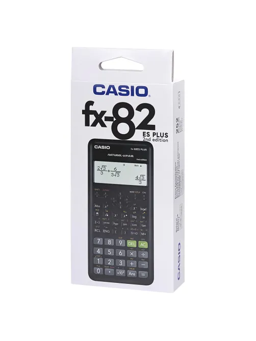 Калькулятор инженерный CASIO FX-82ESPLUS-2-WETD (162х80 мм), 252 функции, батарея, сертифицирован для ЕГЭ, FX-82ESPLUS-2-S
