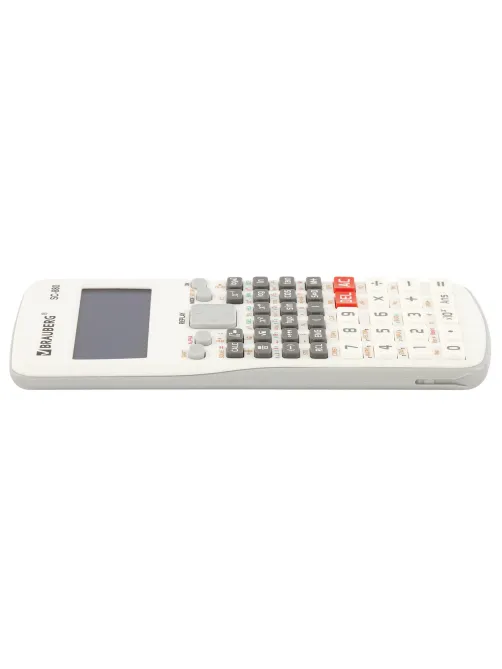 Калькулятор инженерный BRAUBERG SC-880-N, 417 функций, 10+2 разрядов, батарея, БЕЛЫЙ, 250526