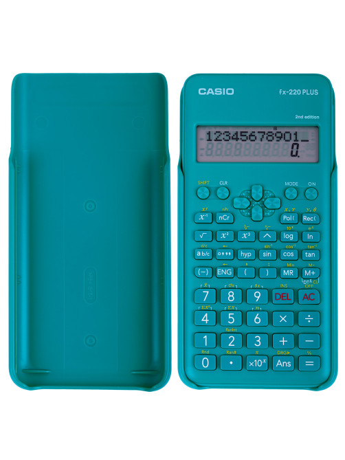 Калькулятор инженерный CASIO FX-220PLUS-2-S (155х78 мм), 181 функция, питание от батареи, сертифицирован для ЕГЭ, FX-220PLUS-2-S-