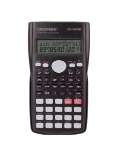 Калькулятор инженерный CROMEX (КРОМЕКС) СX-240BK (155х80 мм), 240 функций, 10+2 разрядов, черный, 273832