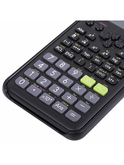 Калькулятор инженерный CASIO FX-82ESPLUS-2-WETD (162х80 мм), 252 функции, батарея, сертифицирован для ЕГЭ, FX-82ESPLUS-2-S
