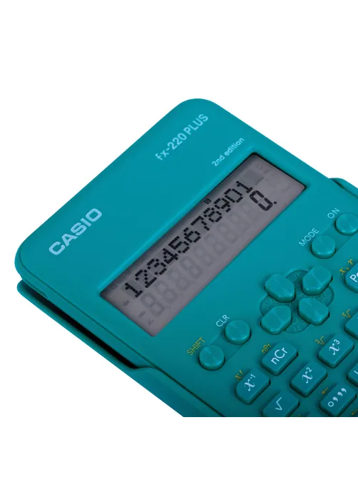 Калькулятор инженерный CASIO FX-220PLUS-2-S (155х78 мм), 181 функция, питание от батареи, сертифицирован для ЕГЭ, FX-220PLUS-2-S-