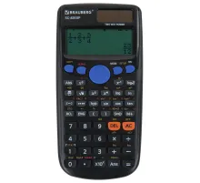 Калькулятор инженерный BRAUBERG SC-82ESP (165х84 мм), 252 функции, 10+2 разрядов, двойное питание, 271723
