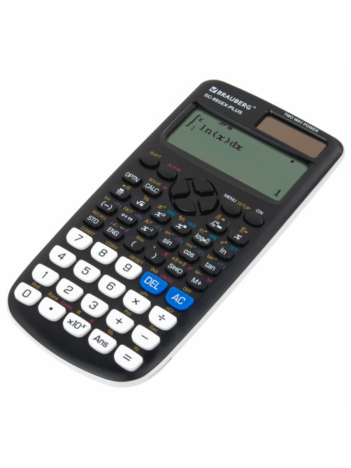 Калькулятор инженерный BRAUBERG SC-991EX-Plus (165х84 мм), 552 функции,10+2 разрядов, двойное питание, 271726