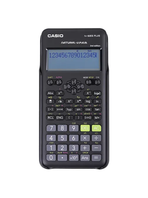 Калькулятор инженерный CASIO FX-82ESPLUS-2-WETD (162х80 мм), 252 функции, батарея, сертифицирован для ЕГЭ, FX-82ESPLUS-2-S