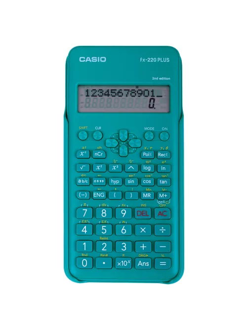 Калькулятор инженерный CASIO FX-220PLUS-2-S (155х78 мм), 181 функция, питание от батареи, сертифицирован для ЕГЭ, FX-220PLUS-2-S-