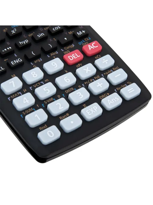 Калькулятор инженерный CROMEX (КРОМЕКС) CX-401BK (155х80 мм), 401 функция, 10+2 разрядов, черный, 273833