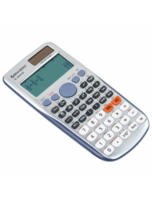 Калькулятор инженерный BRAUBERG SC-991ESP (165х84 мм), 417 функций, 10+2 разрядов, двойное питание, 271725