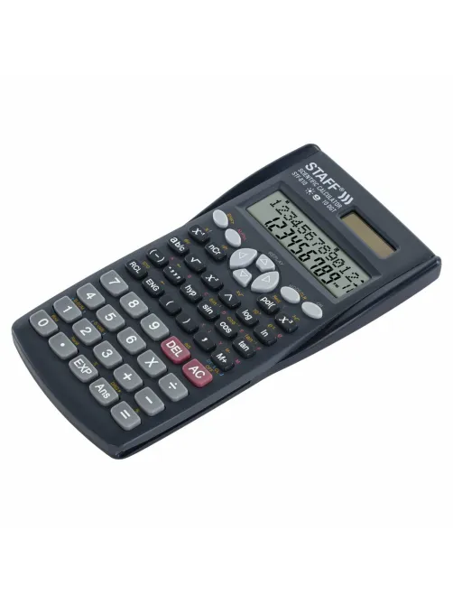 Калькулятор инженерный STAFF STF-810 (161х85 мм), 240 функций, 10+2 разрядов, двойное питание, 250280