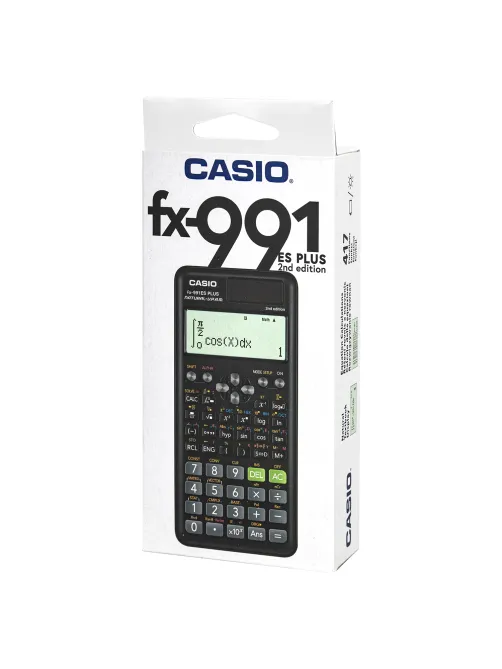 Калькулятор инженерный CASIO FX-991ES PLUS-2 (162х77 мм), 417 функций, двойное питание, сертифицирован для ЕГЭ, FX-991ESPLUS-2S