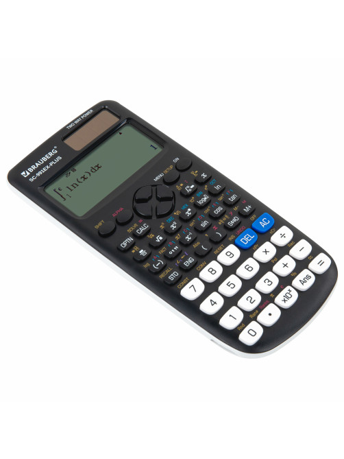 Калькулятор инженерный BRAUBERG SC-991EX-Plus (165х84 мм), 552 функции,10+2 разрядов, двойное питание, 271726