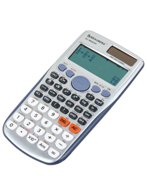 Калькулятор инженерный BRAUBERG SC-991ESP (165х84 мм), 417 функций, 10+2 разрядов, двойное питание, 271725