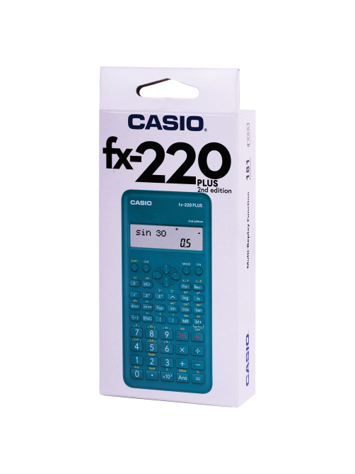 Калькулятор инженерный CASIO FX-220PLUS-2-S (155х78 мм), 181 функция, питание от батареи, сертифицирован для ЕГЭ, FX-220PLUS-2-S-