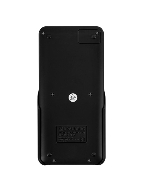 Калькулятор инженерный BRAUBERG SC-991ES-PLUS-BK (164х80 мм), 552 функции, 10+2 разряда, ЧЕРНЫЙ, 272651