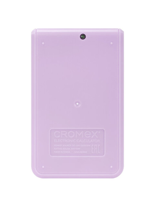Калькулятор карманный CROMEX (КРОМЕКС) CX-210N-LV (96х62 мм), 8 разрядов, двойное питание, сиреневый, 273836