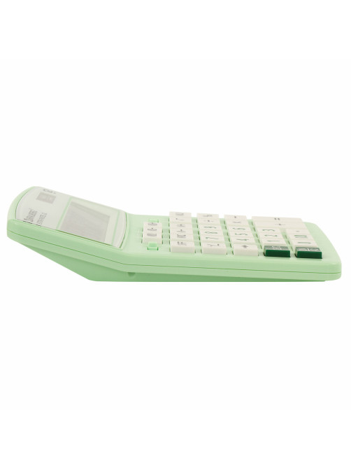 Калькулятор настольный BRAUBERG EXTRA PASTEL-12-LG (206x155 мм), 12 разрядов, двойное питание, МЯТНЫЙ, 250488