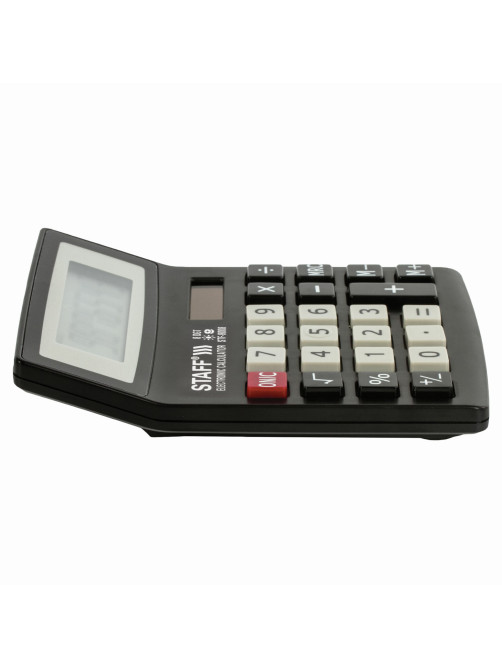 Калькулятор настольный STAFF STF-8008, КОМПАКТНЫЙ (113х87 мм), 8 разрядов, двойное питание, 250147