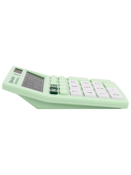 Калькулятор настольный BRAUBERG ULTRA PASTEL-08-LG, КОМПАКТНЫЙ (154x115 мм), 8 разрядов, двойное питание, МЯТНЫЙ, 250515