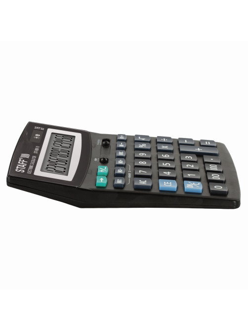 Калькулятор настольный STAFF STF-888-16 (200х150 мм), 16 разрядов, двойное питание, 250183