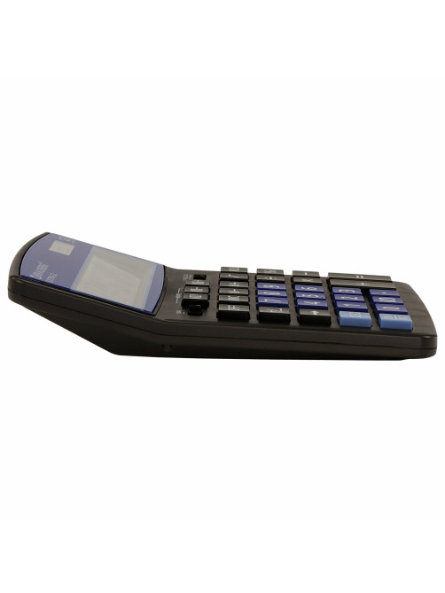 Калькулятор настольный BRAUBERG EXTRA-12-BKBU (206x155 мм), 12 разрядов, двойное питание, ЧЕРНО-СИНИЙ, 250472