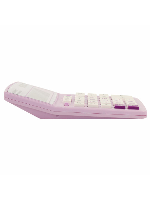 Калькулятор настольный BRAUBERG EXTRA PASTEL-12-PR (206x155 мм), 12 разрядов, двойное питание, СИРЕНЕВЫЙ, 250489