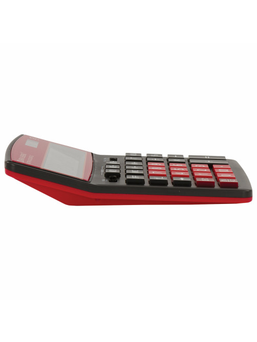 Калькулятор настольный BRAUBERG EXTRA COLOR-12-BKWR (206x155 мм), 12 разрядов, двойное питание, ЧЕРНО-МАЛИНОВЫЙ, 250479