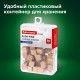 Силовые кнопки-гвоздики BRAUBERG WOOD, деревянные (кубики), 50 штук, 10 мм, 272762