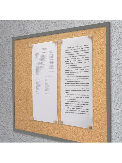 Силовые кнопки-гвоздики BRAUBERG WOOD, деревянные (кубики), 50 штук, 10 мм, 272762