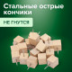 Силовые кнопки-гвоздики BRAUBERG WOOD, деревянные (кубики), 50 штук, 10 мм, 272762