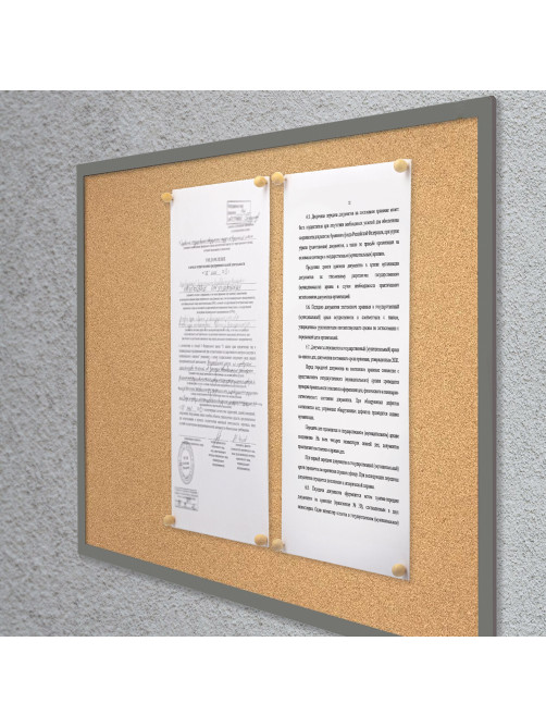 Силовые кнопки-гвоздики BRAUBERG WOOD, деревянные (шарики), 50 штук, 10 мм, 272761