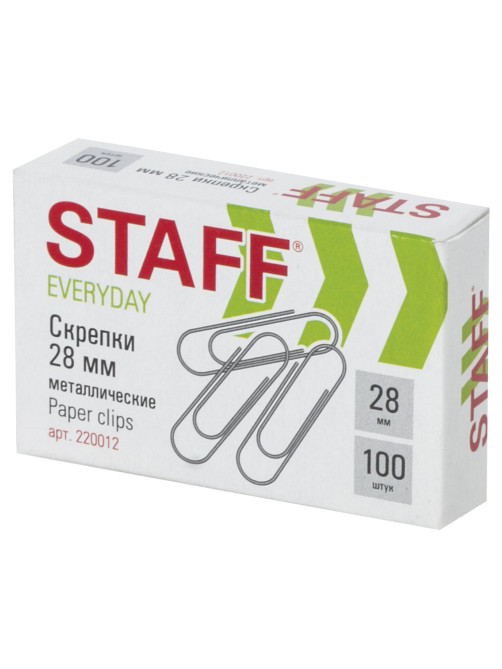 Скрепки STAFF 