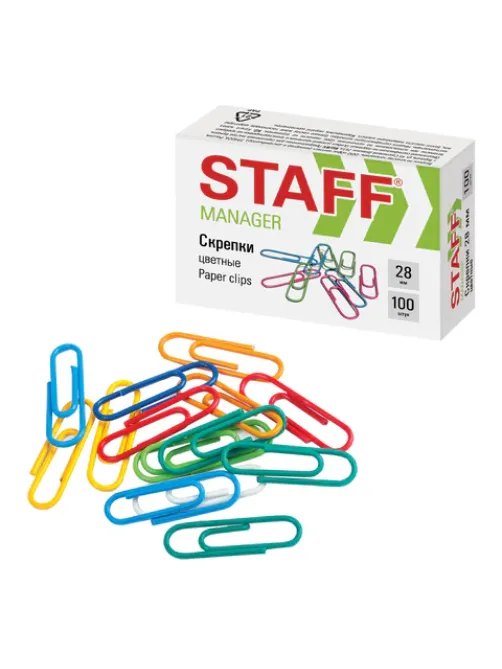 Скрепки STAFF 