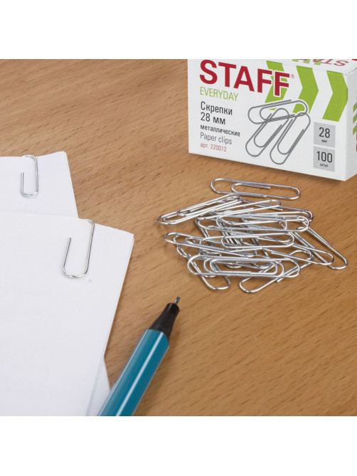 Скрепки STAFF 