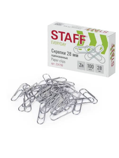 Скрепки STAFF 
