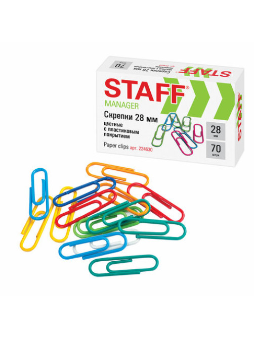 Скрепки STAFF 