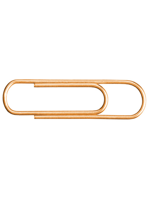 Скрепки BRAUBERG, 28 мм, золотистые, 100 шт., в картонной коробке, 221529