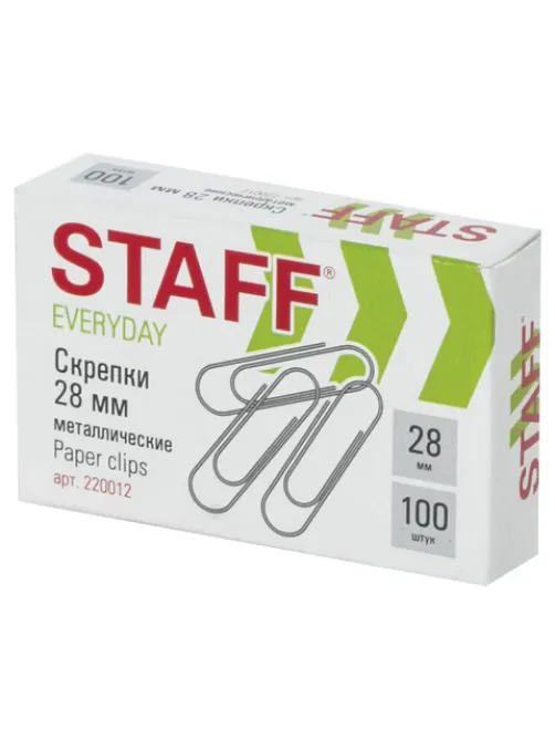 Скрепки STAFF 