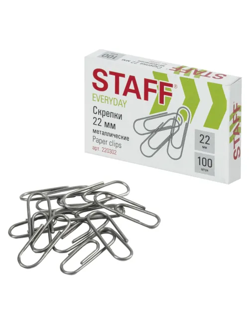 Скрепки STAFF 