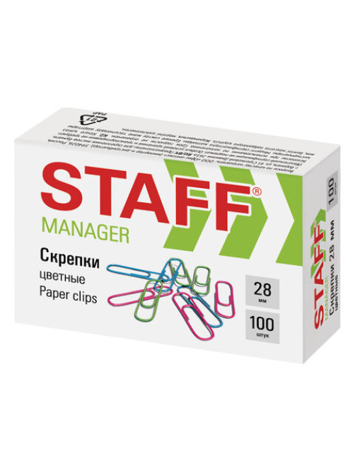 Скрепки STAFF 