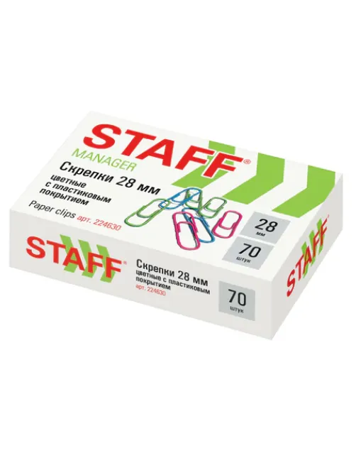 Скрепки STAFF 