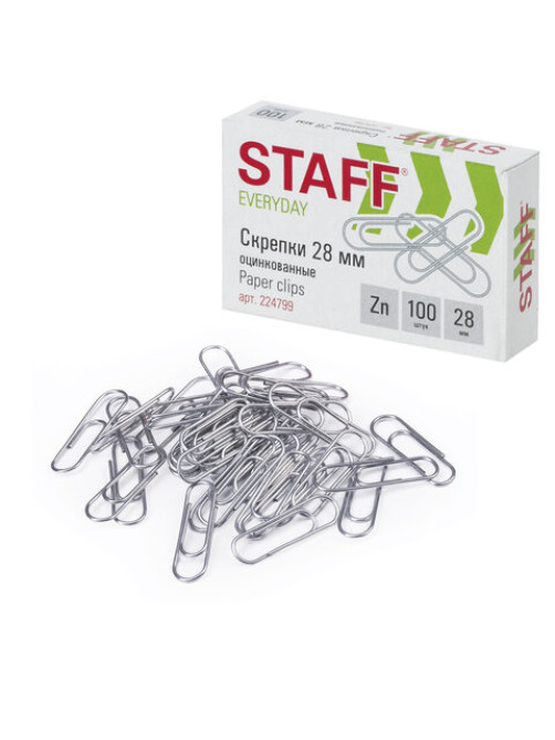 Скрепки STAFF 