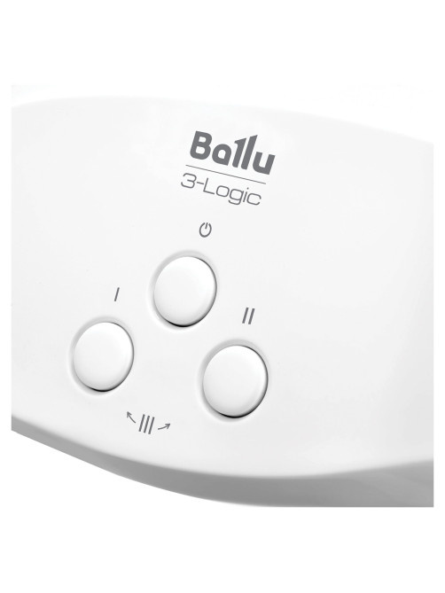 Водонагреватель проточный электрический BALLU 3-Logic TS, ненапорный, 6,5 кВт, 3,7 л/м, кран + душ, НС-1588894