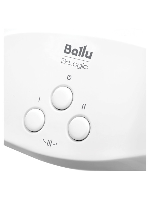 Водонагреватель проточный электрический BALLU 3-Logic TS, ненапорный, 3,5 кВт, 2 л/м, кран + душ, НС-1588892